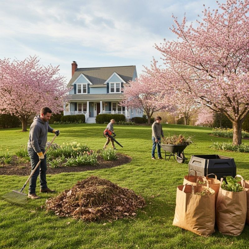 Spring Lawn Cleanup detail